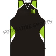 Customised Custom Sublimated Cut N Sew Basketball Singlets Manufacturers in Andorra